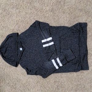 Black/white hoodie/shirt